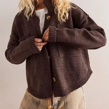Brown Sweater Cardigan