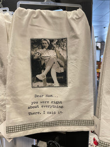Make You Smile Dishtowels by Primitives by Kathy