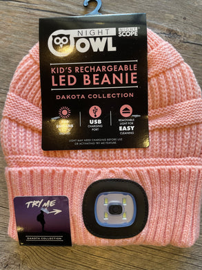 Night Scope Kid's Rechargeable LED Beanie