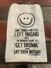 Load image into Gallery viewer, Make You Smile Dishtowels by Primitives by Kathy