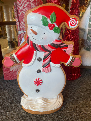 Gingerbread Look Snowman