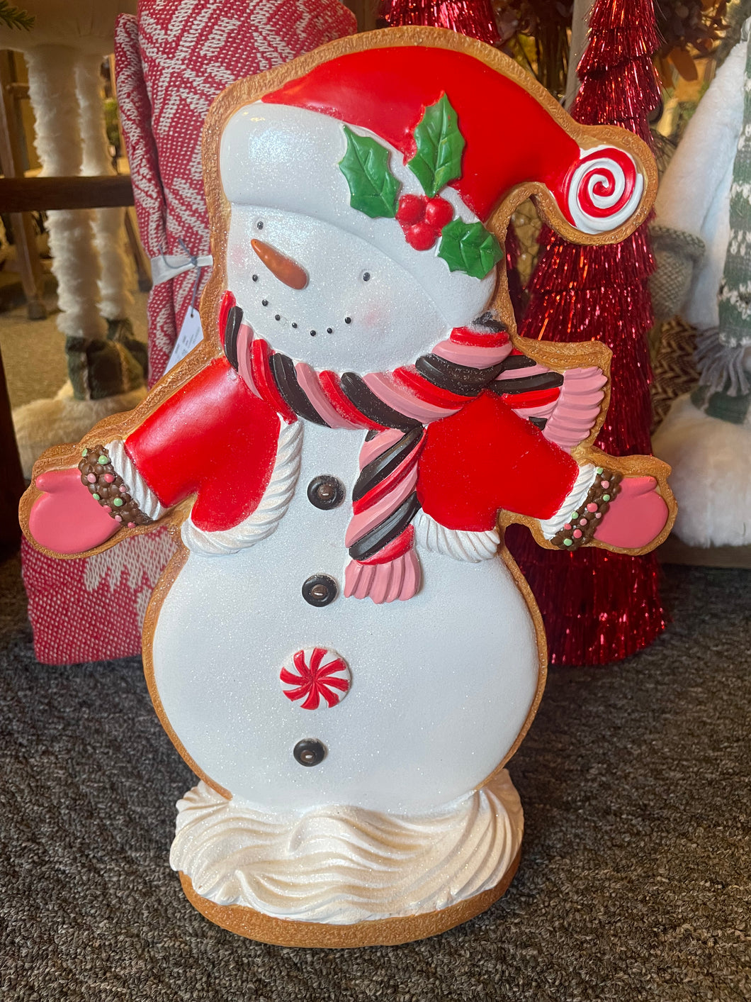 Gingerbread Look Snowman