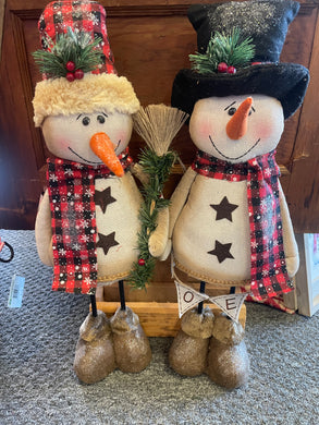 Mr. & Mrs. Snowman