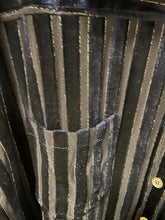 Load image into Gallery viewer, Navy Velvet Stripe Top