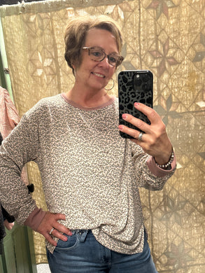 Animal Print Top