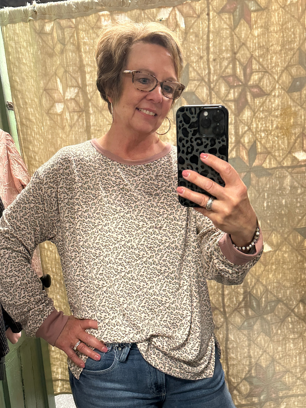 Animal Print Top
