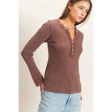 Load image into Gallery viewer, Washed Henley