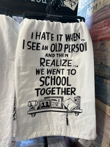 Make You Smile Dishtowels by Primitives by Kathy