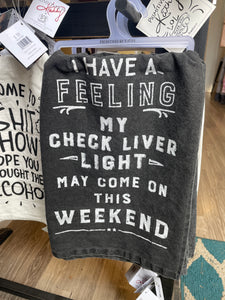 Make You Smile Dishtowels by Primitives by Kathy
