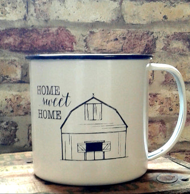 Farmhouse Large Tin Mugs
