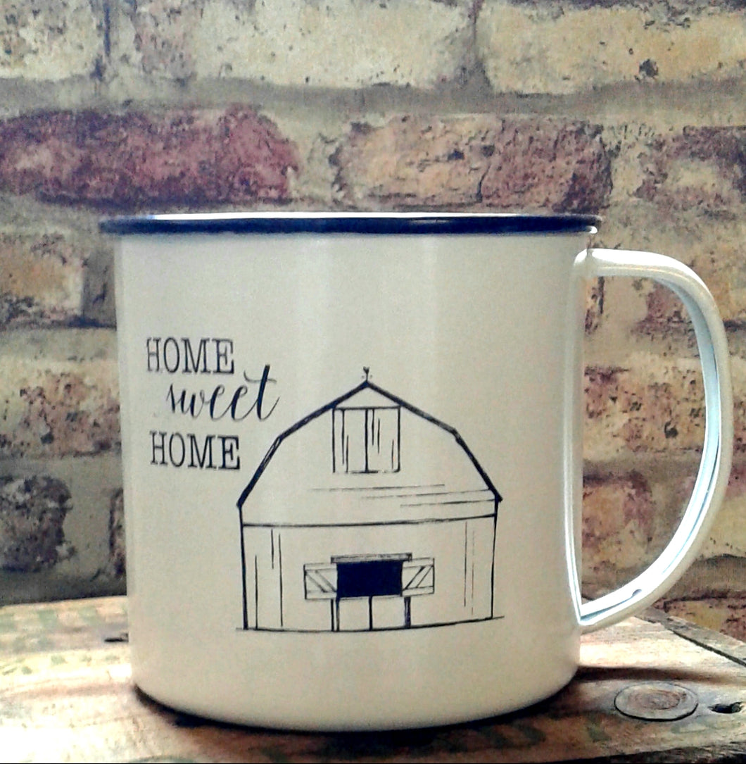 Farmhouse Large Tin Mugs