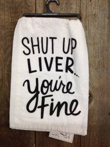 Make You Smile Dishtowels by Primitives by Kathy