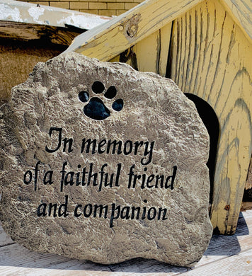 “In Memory of a Faithful Friend and Companion” Bereavement Plaque