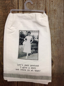 Make You Smile Dishtowels by Primitives by Kathy